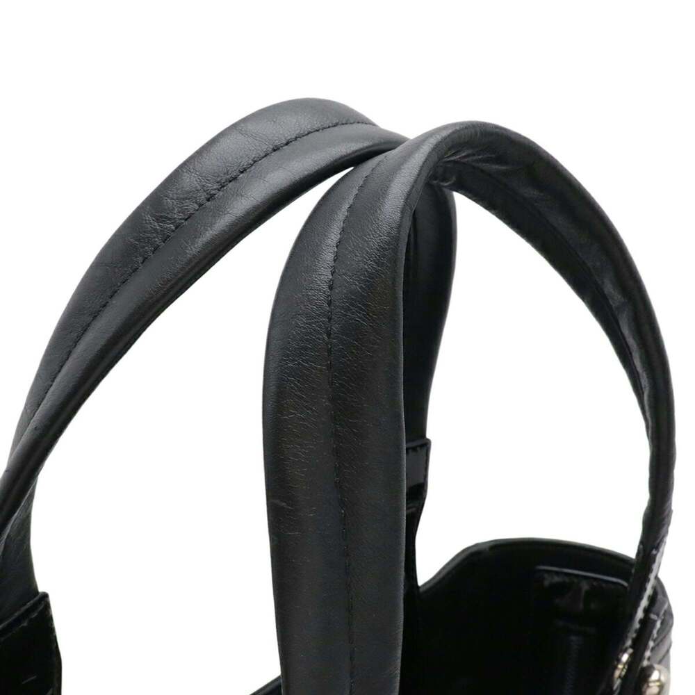 CHANEL Black Leather Shoulder Bag - Picture 7 of 9